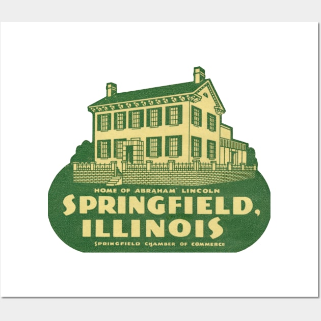 Visit Springfield Illinois Wall Art by historicimage